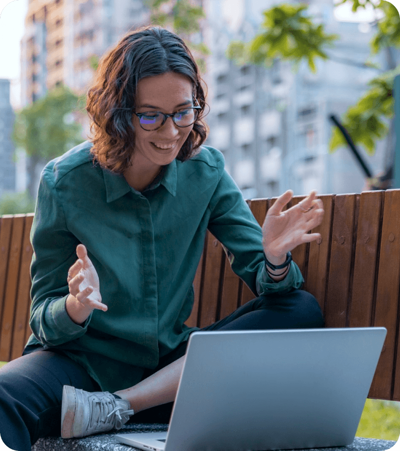 Profesional sonriendo