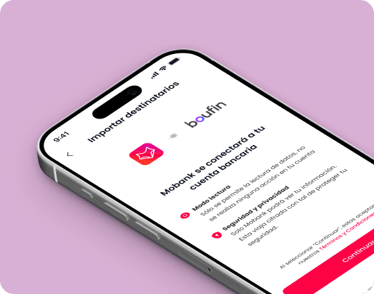 Celular importando destinatarios