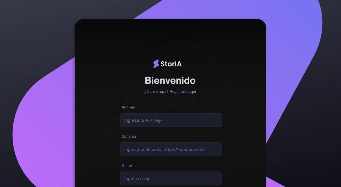 captura interfaz storia